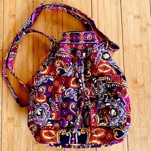 Vera Bradley Drawstring Bucket Bag in Safari Sunset (Retired)